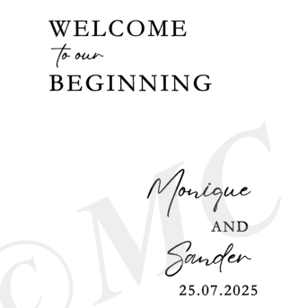 Welcome to our beginning