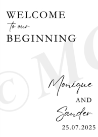 Welcome to our beginning