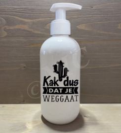 Zeeppompje - Kak dus dat je weggaat (witte pomp)