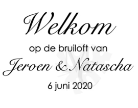 Welkom op de bruiloft van