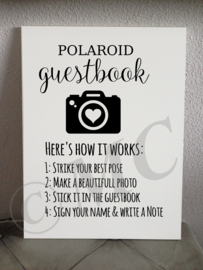Polaroid Guestbook