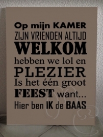 Op mijn kamer