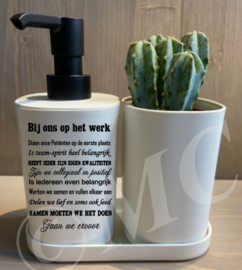 Luxe zeeppompje set - Bij ons op het werk