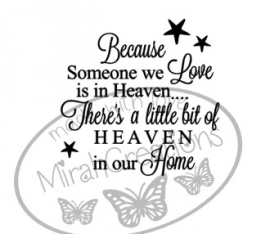 Because someone we love is in heaven