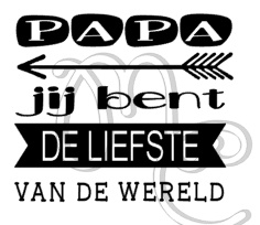 papa / opa jij bent de liefste van de wereld