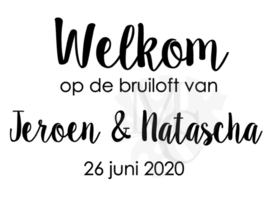 Welkom op de bruiloft van