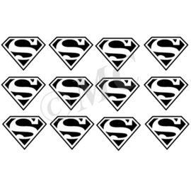 Traktatie stickers "superman"