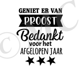 Geniet ervan proost