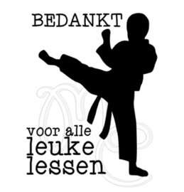 Bedankt - Judo / vechtsport