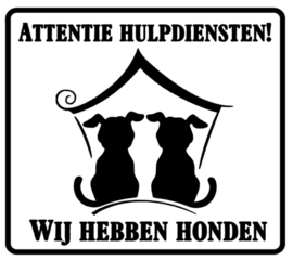 Attentie hulpdiensten