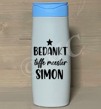 Douchegel bedankt toffe meester