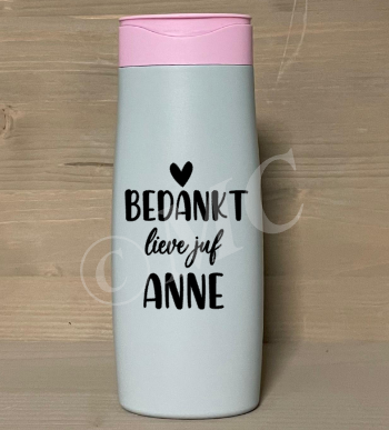 Douchegel bedankt lieve juf