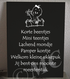 Korte beentjes mini teentjes