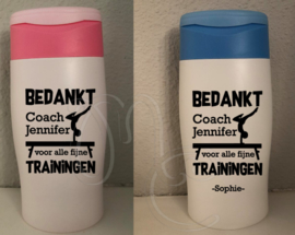 Douchegel: Bedankt coach - Turnen / gymnastiek