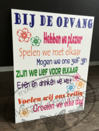 pvc - Bij de opvang