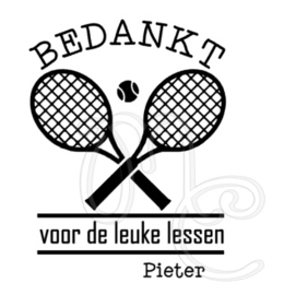 Bedankt - Tennis