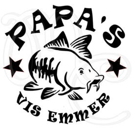 Sticker : Papa/opa's vis emmer