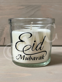 Kaars in glas - Eid Mubarak
