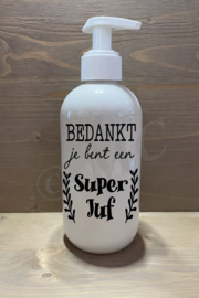 Zeeppompje - Bedankt je bent een super meester /juf