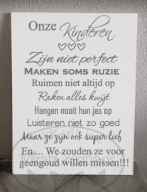 Onze kinderen zijn niet perfect