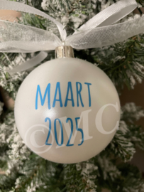 Kerstbal "Coming soon"