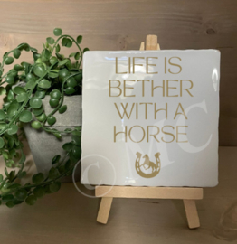 tegel: Life is better with a horse