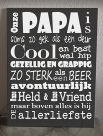 Onze papa is