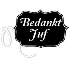 juf / meester bedankt