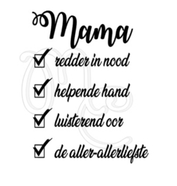 Mama / oma redder in nood