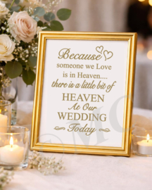 Because someone we love - wedding-