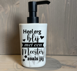 Luxe zeeppompje set - Heel erg blij met een juf zoals jij