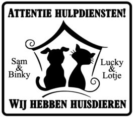 Attentie hulpdiensten