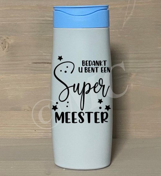 Douchegel bedankt u bent een super juf meester