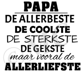 Papa de allerbeste de coolste