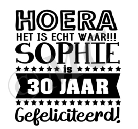 Hoera het is echt waar