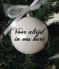 Kerstbal:  Voor altijd in ons hart