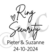 Ring Security namen datum hartje