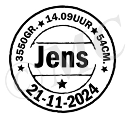 Geboorte stempel