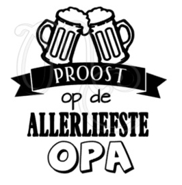 Proost op de allerliefste papa / opa (bierpul)