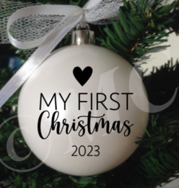 Kerstbal : My first christmas