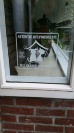 Attentie hulpdiensten