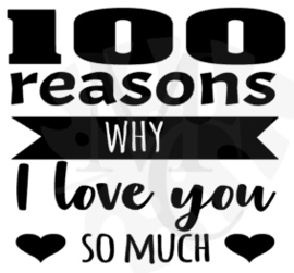 100 reasons why i love you so much