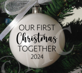 Kerstbal : Our first christmas together