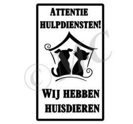 Attentie hulpdiensten (smal)