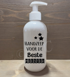 Zeeppompje - Handzeep voor de beste meester (witte pomp)