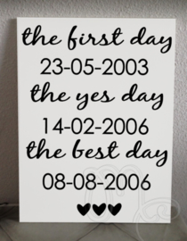 The first yes best day