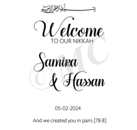 Welcome to our nikkah