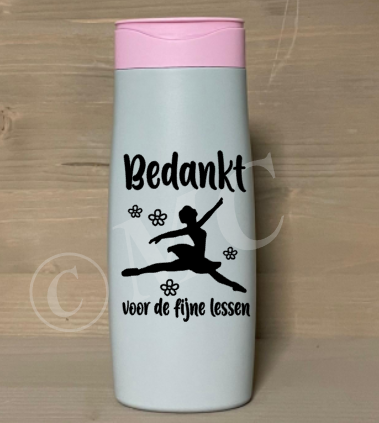 Douchegel: Bedankt voor de fijne lessen - ballet