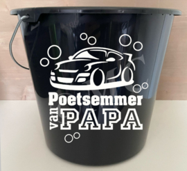 Sticker : Poetsemmer van ....