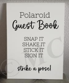 Polaroid Guestbook Snap it